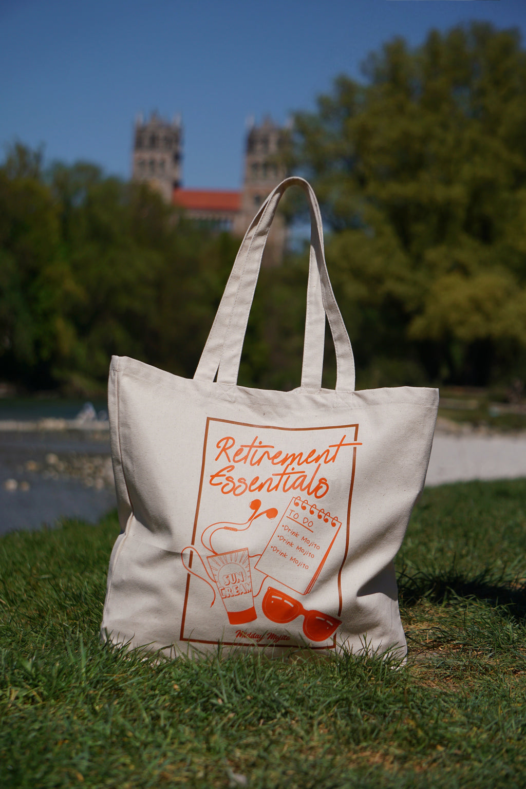 Baumwolltasche Natural, Detailansicht Henkel