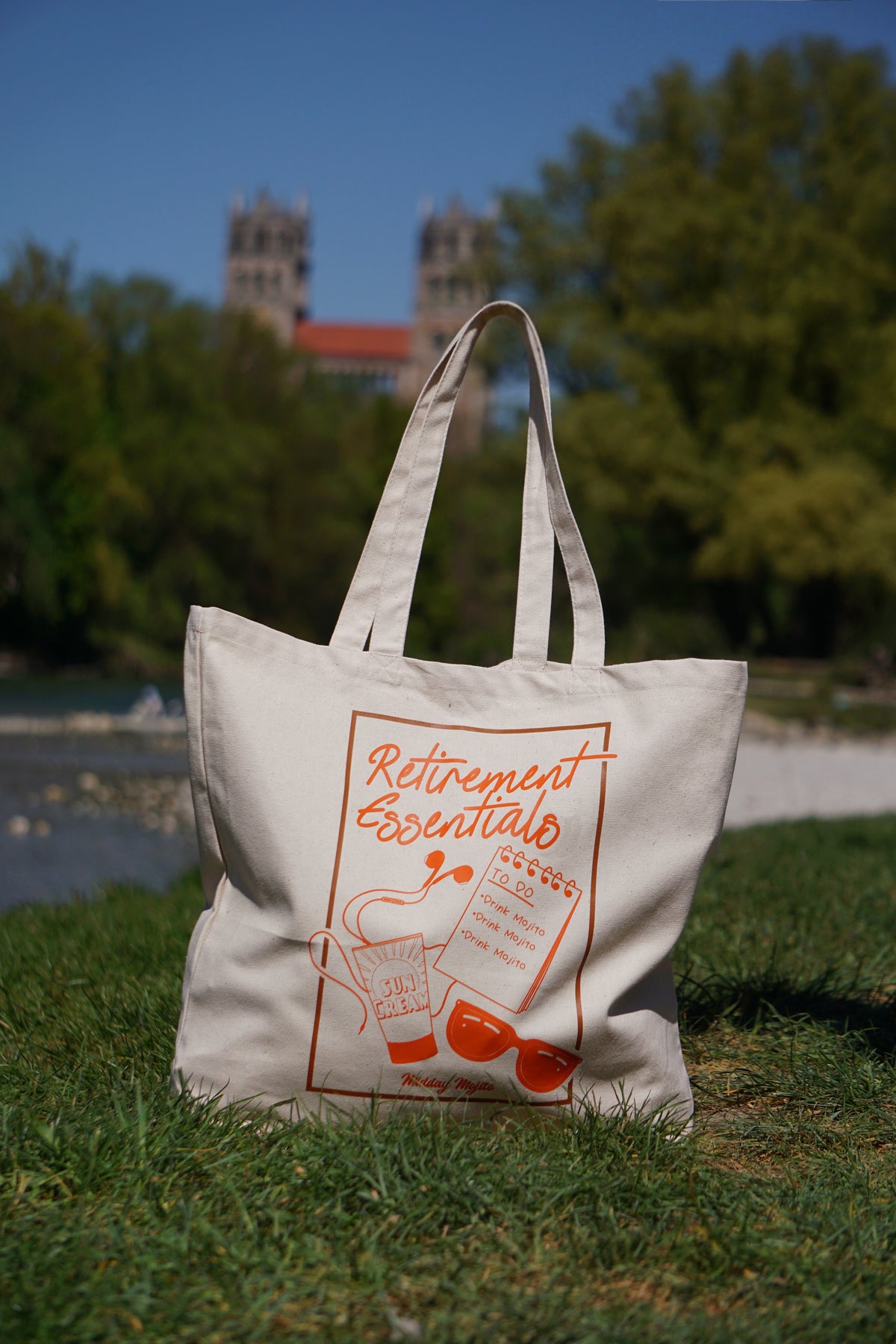 Baumwolltasche Natural, Detailansicht Henkel