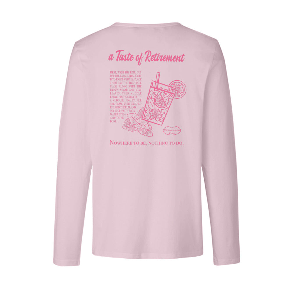 Longsleeve A Taste Rückenprint Detail