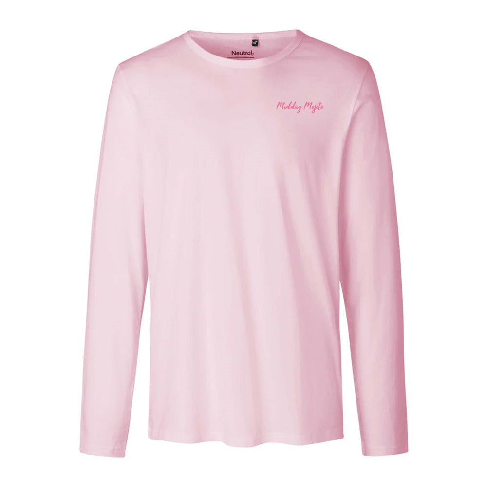 Unisex Longsleeve A Taste in Rosa, Vorderansicht