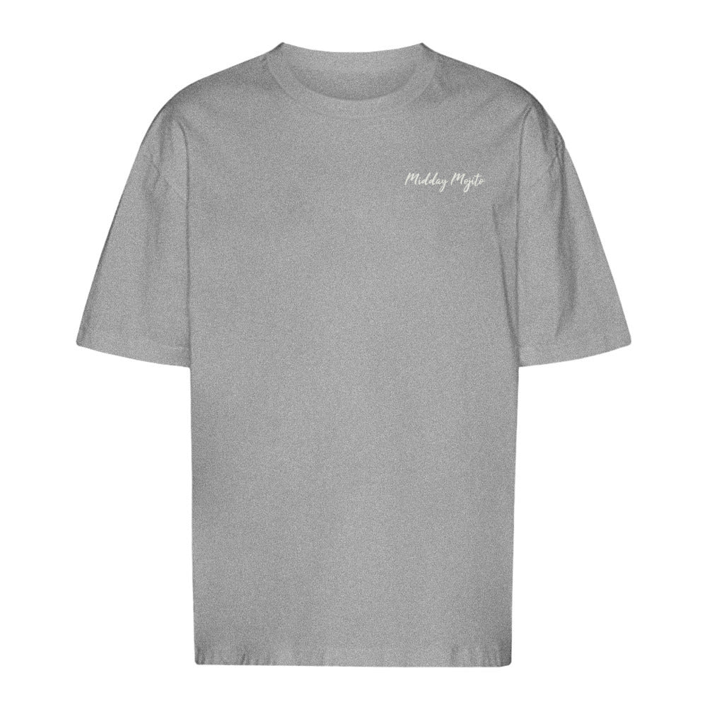 Oversize T-Shirt in Grau, Vorderansicht