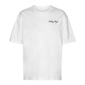 Oversize T-Shirt in Weiß mit Vintage-Print, Vorderansicht