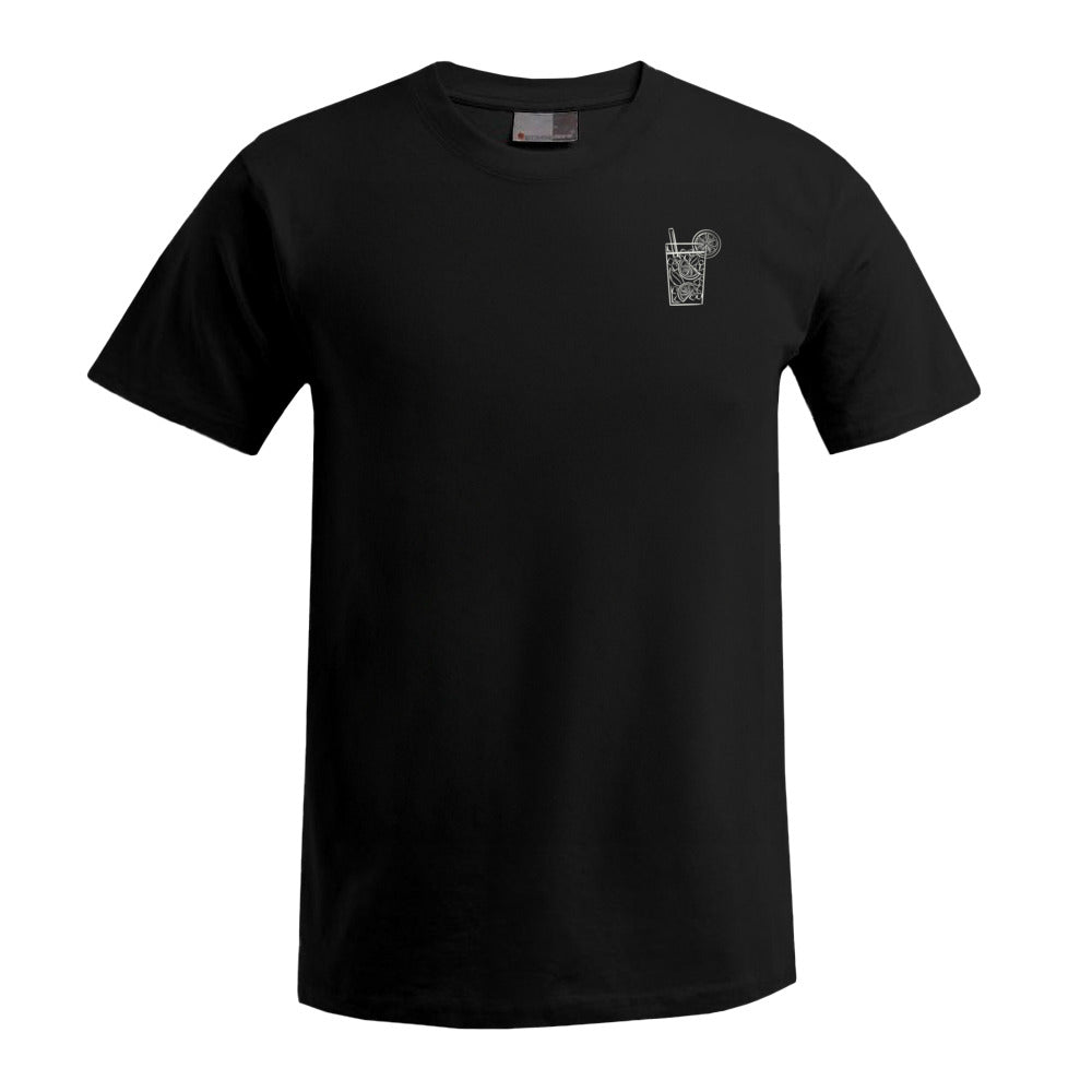 Regular T-Shirt in Schwarz, Vorderansicht