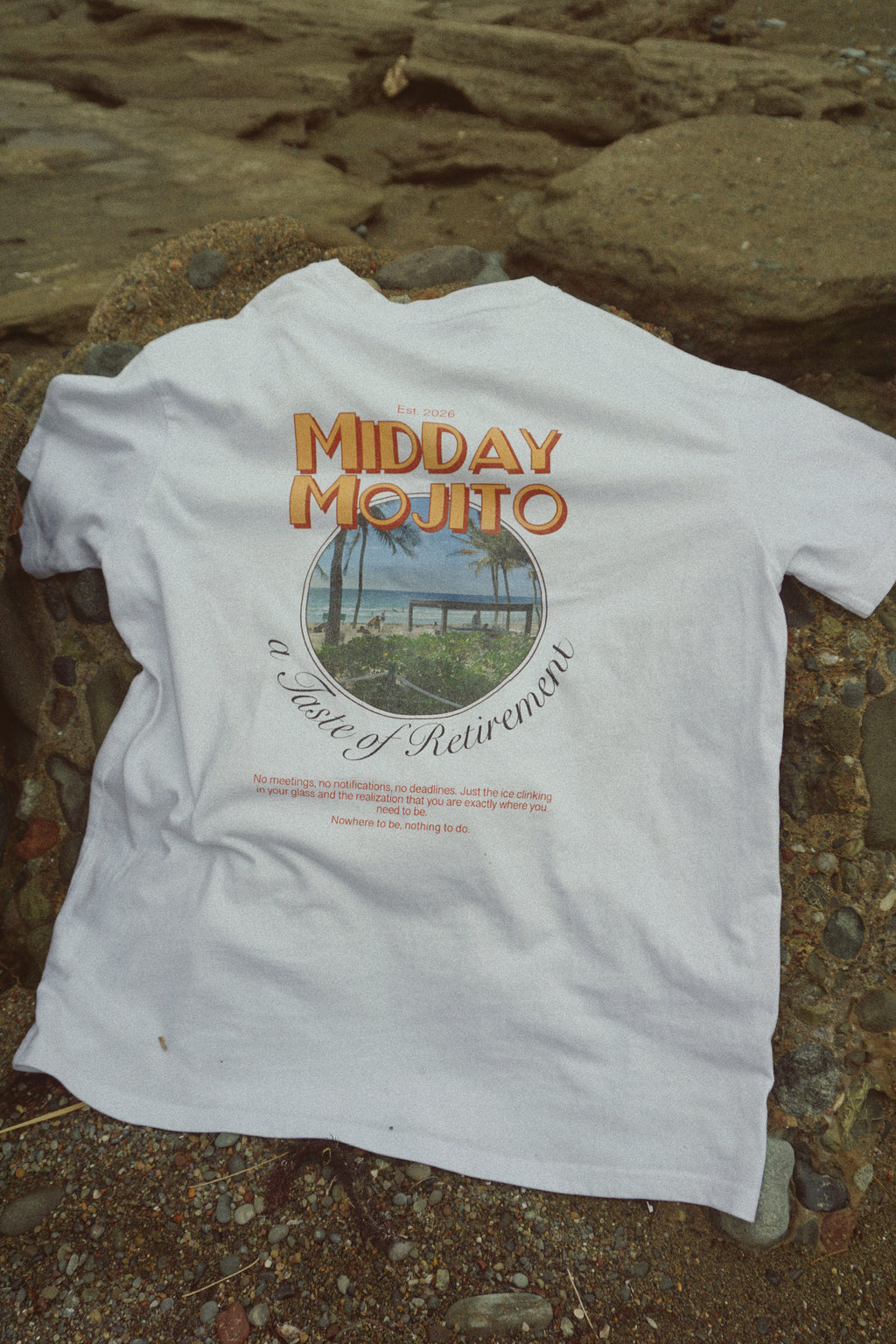 Regular T-Shirt in Weiß, Rückansicht