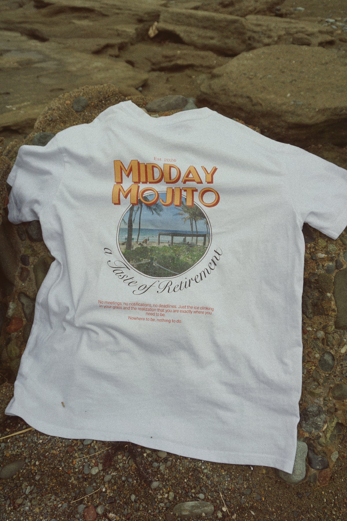 Regular T-Shirt in Weiß, Rückansicht