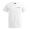 Regular T-Shirt in Weiß mit Vintage-Print, Vorderansicht