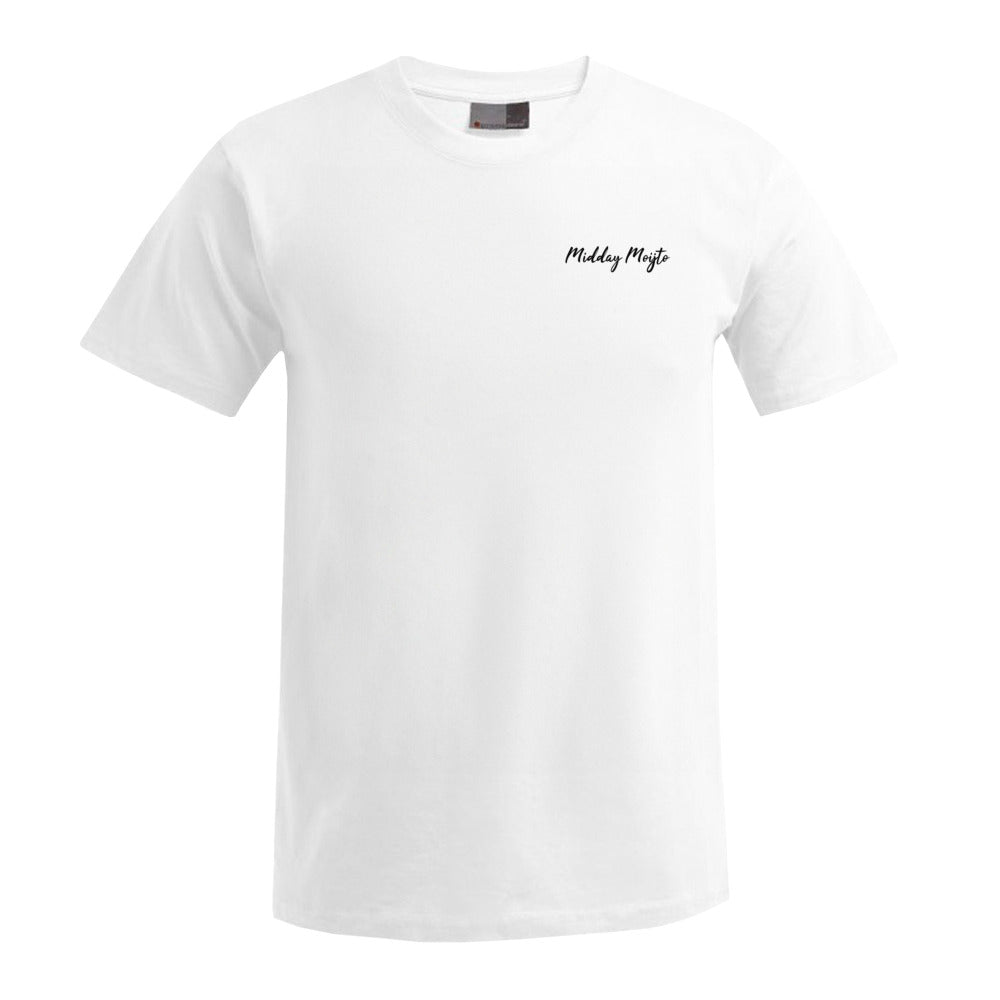 Regular T-Shirt in Weiß mit Vintage-Print, Vorderansicht
