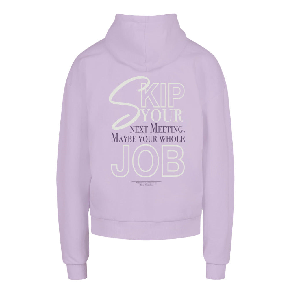 Urban Fit Hoodie in Lavendel, Rückansicht
